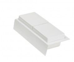 GOLLINUCCI Bathroom organizer with acc. for a depth of 270 mm, white 122x242x69