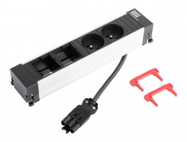 BACHMANN 916.047 socket unit 2x230V