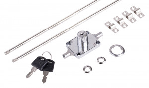 K-StrongLocks shooting bar lock, with bars 1000 mm