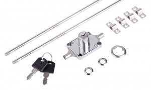 K-StrongLocks shooting bar lock, with bars 1000 and 1200 mm