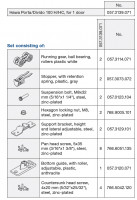 HAWA 057.3139.071 Porta/Divido 100 H, fittings set up to 100kg