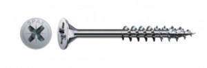 SPAX screw 3,5x40/23 countersunk head PZ, W, 4C MH, partial thread