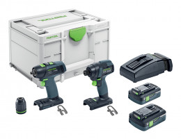 FESTOOL 577244 Šroubovací a vrtací sada TID 18 HPC 4,0 I-Set T18