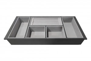 StrongIn jewelry organizer 4 compartments and rings, for cabinets 500mm