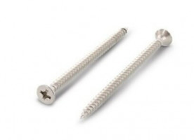 Screw PZ 4.5x50 countersunk head stainless steel A4 PZ2