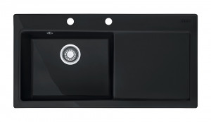 FRANKE Sink MTK 611-100/2 1000 x 510 Onyx drain right