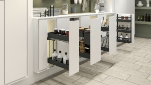 KES 002143 K-Line double basket 400mm anthracite