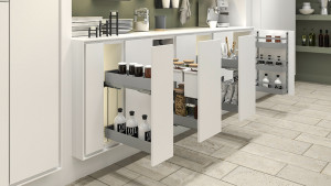 KES 002142 K-Line double basket 300mm silver