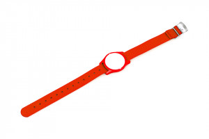 LEHMANN Nylon bracelet (watch) with a chip for RFID Mifare® locks, red