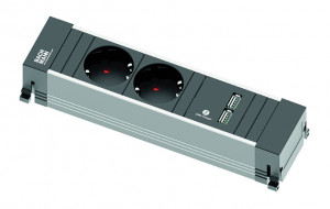 BACHMANN 916.0040 Power frame socket unit - Schuko