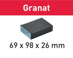 FESTOOL 201080 Sanding block 69x98x26 36 GR/6 Granat