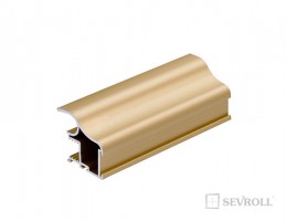 SEVROLL 02288 System 10 II mounting rail 2.7m gold