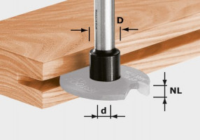 FESTOOL 499805 Cutter spindle S8 1,5-5 D14