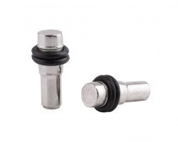 Shelf support for glass ST03 nickel, black