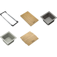 FRANKE ALL-IN Set 2 holder, plate, 2x bowl, lid