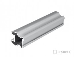 SEVROLL Gemini handle strip 2,7m silver