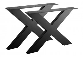 STRONG table base X, 710x780, black