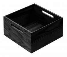 KES 009172 LiniQ square box with handles 236x236 black