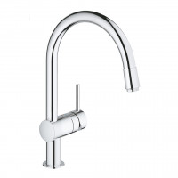 GROHE 30434000 Tap VENTO C-outlet with pull-out aerator chrome