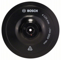 BOSCH 1609200154 Fixing plate with Velcro 125 mm, 8 mm