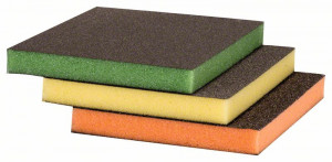 BOSCH 2608901176 3-piece sanding sponge set Best for Contour 98 × 120 × 13 mm