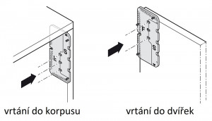 KES FREEspace mini montážní šablona