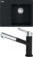 FRANKE Set G223MČ CNG 611-62 TL/7 matte black + FC 3055.901