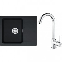 FRANKE Set T94Č OID 611-62 black + FP 9000.031