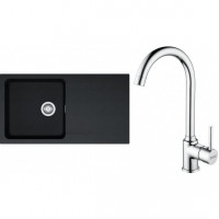FRANKE Set T98Č OID 611 black + FP 9000.031