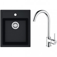 FRANKE Set T100Č SID 610-40 black + FP 9000.031