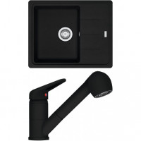 FRANKE Set G55MČ BFG 611-62 matt black + FC 9547.901