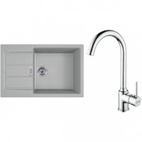 FRANKE Set T106Š S2D 611-78 XL gray + FP 9000.031