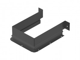 HETTICH 9278343 Square siphon cutout enclosure, anthracite