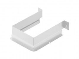 HETTICH 9278344 Square siphon cutout enclosure, white
