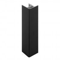 SCILM corner coupling/end cap 150 mm, black glossy