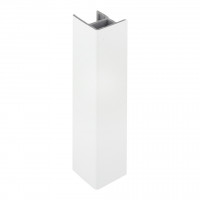 SCILM corner coupling/end cap 150 mm, white glossy