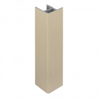 SCILM corner coupling/end cap 100 mm, stainless steel ground