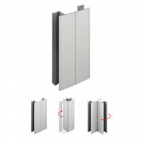 SCILM flexi coupling 120 mm, brushed aluminum