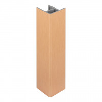 SCILM corner coupling/end cap 100 mm, brushed copper