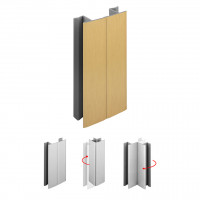 SCILM flexi clutch 150 mm, gold brushed