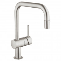 GROHE 30435DC0 Tap VENTO U-discharge with supersteel pull-out aerator