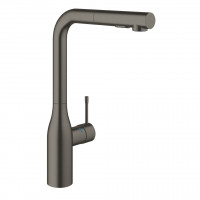GROHE 30504AL0 Tap Essence L-spout brushed Hard Graphite