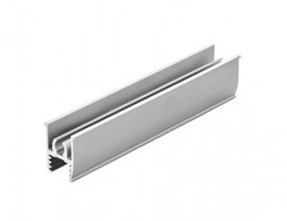 SEVROLL top guide rail 1,7m black brushed