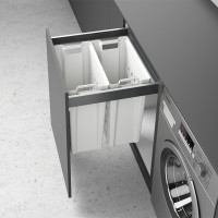 HETTICH 9279106 AvanTech YOU Pull Laundry - koš na prádlo 600 500 mm plast bílý