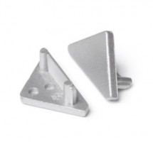 StrongLumio end parts for Cabi profile grey (pair)