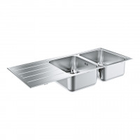 GROHE 31588SD1 Sink K500 80-S 1160 x 500mm stainless steel, brushed