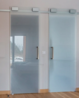K-TERNO Diva Fluid fittings set for 2 glass doors, silencer, 3m, silver