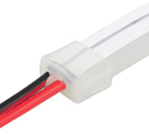 StrongLumio end piece for Neon LED strip, with hole