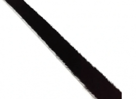 SEVROLL 20334-SV plug-in stop brush 14x4mm black