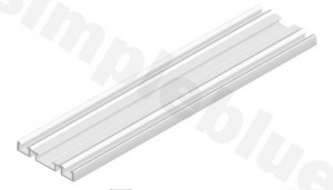 SEVROLL 04934 Blue-V lower line 2m white gloss